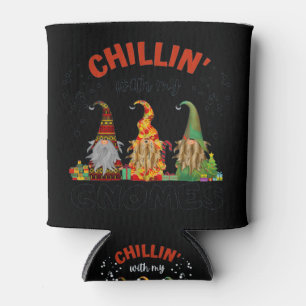 Chillin With My Gnomes Christmas Can Cooler