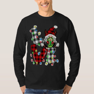 Chillin' With My Gnomie Christmas Matching Family  T-Shirt