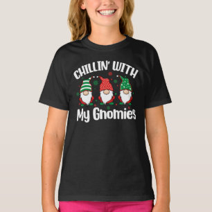 Chillin with My Gnomies, Christmas T-Shirt
