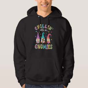 Chillin With My Gnomies Funny Pamajas Family Gnome Hoodie