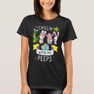 Chillin With My Rabbits Easter, Funny Boys Girls K T-Shirt