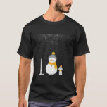 Chillin' With My Snowmies Christmas Frosty Snowman T-Shirt<br><div class="desc">Chillin' With My Snowmies Christmas Frosty Snowman And Dog 1</div>