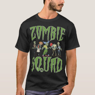 Chillin With My Zombies Funny Zombie Squad Hallowe T-Shirt