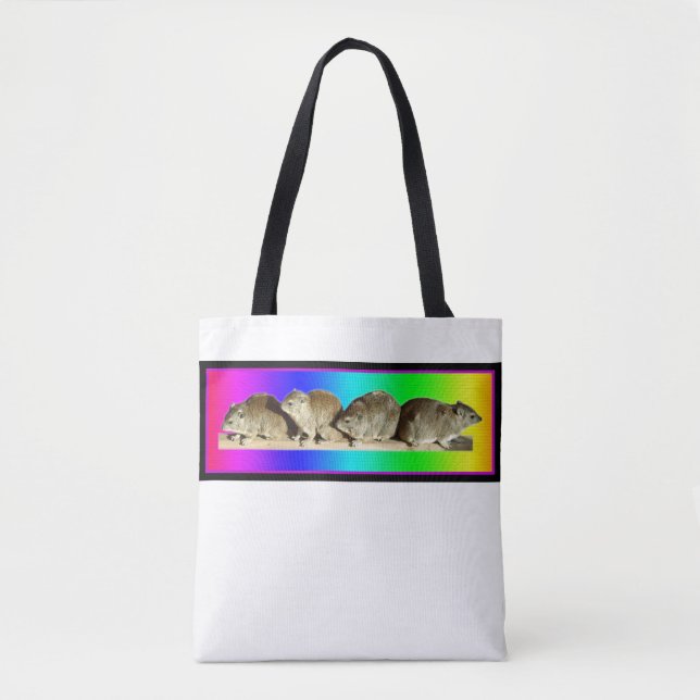 Chilling African Hyrax Tote Bag (Front)