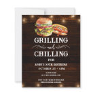 Chilling and Grilling 30th Birthday Invite
