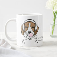 Chilling Dog with Bubblegum Cute Funny Beagle
