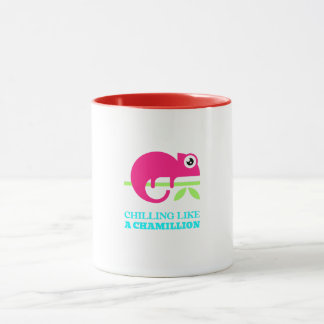 CHILLING LIKE A CHAMILLION Colourful Mug