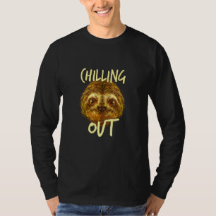 Chilling Out Sloth Vacation Sloth Tour Summer Holi T-Shirt
