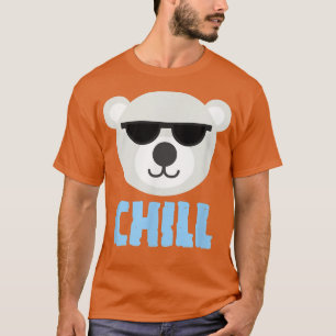 Chilling Polar Bear In Sun Glasses  T-Shirt
