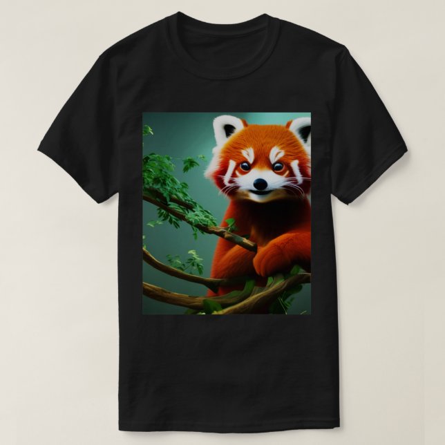 Chilling Red Panda Red Pandas T-Shirt (Design Front)