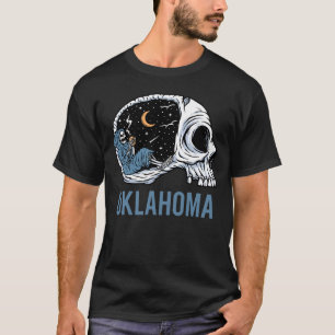Chilling Skeleton - Oklahoma T-Shirt