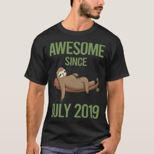 Chilling Sloth - July 2019 T-Shirt