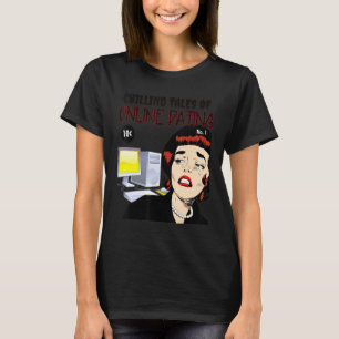 Chilling Tales Online Dating Vintage Comic Book T-Shirt