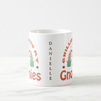 Chilling With My Gnomies - Personalised Christmas Coffee Mug