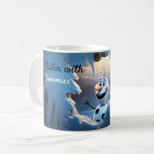 Chilling with snowmies funny Christmas Coffee Mug