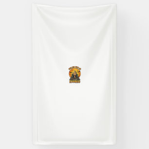 Chilling Zombies Hand Tombstone Full Moon Bats Banner