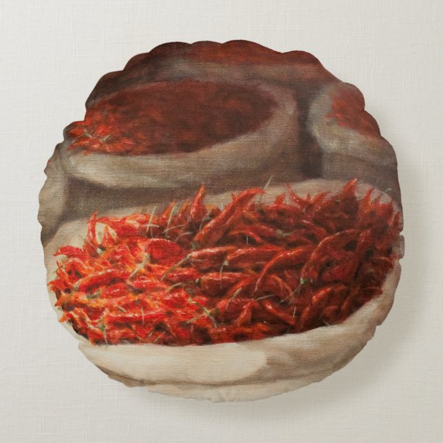 Chillis 2010 round cushion (Front)