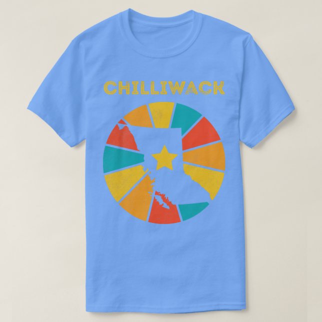 Chilliwack British Columbia Canada Vintage Distres T-Shirt (Design Front)