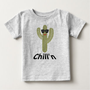 Chill'n Cactus Design - Baby Fine Jersey T-Shirt