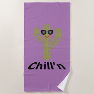 Chill'n Cactus Design - Beach Towel