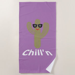 Chill'n Cactus Design - Beach Towel