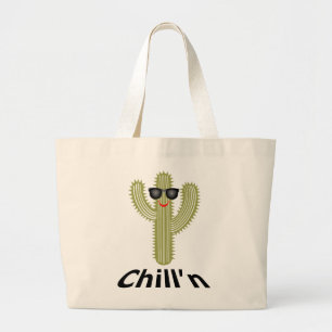 Chill'n Cactus Design - Jumbo Tote