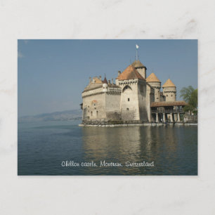 Chillon castle, Montreux, Switzerland Postcard