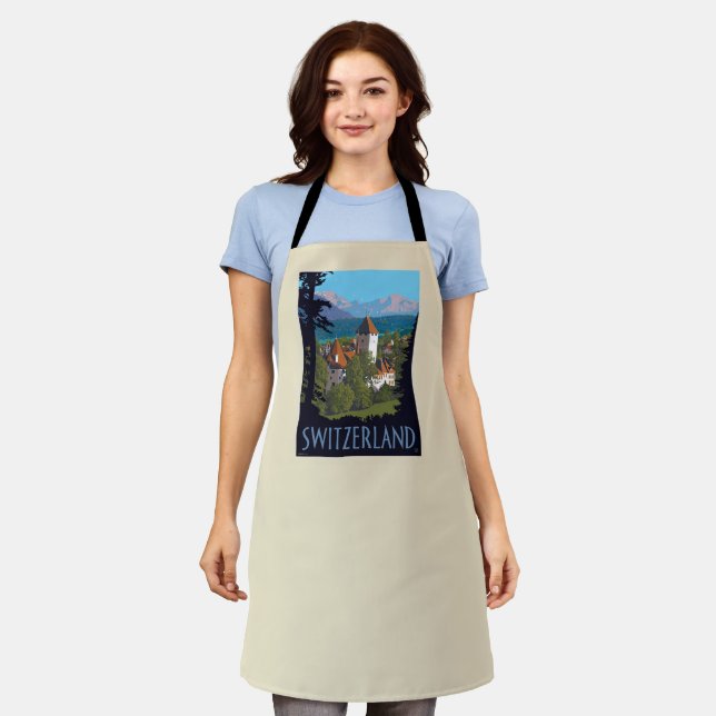 Chillon Castle | Switzerland Apron (Worn)