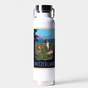 Chillon Castle   Switzerland Water Bottle