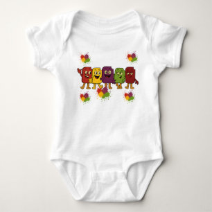 Chilly Frozen Fun— The Gangs all Here! Baby Bodysuit