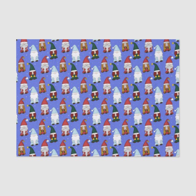 Chilly Gnomies (Small) Tissue Paper (Front)