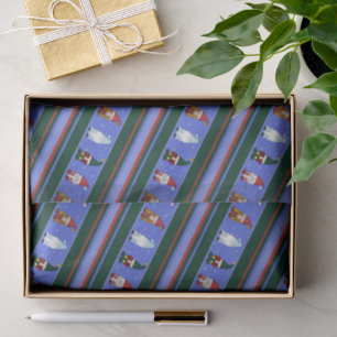 Chilly Gnomies Stripe (Small) Tissue Paper