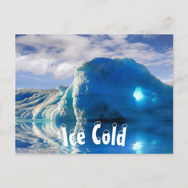 Chilly Iceberg Postcard (Front)