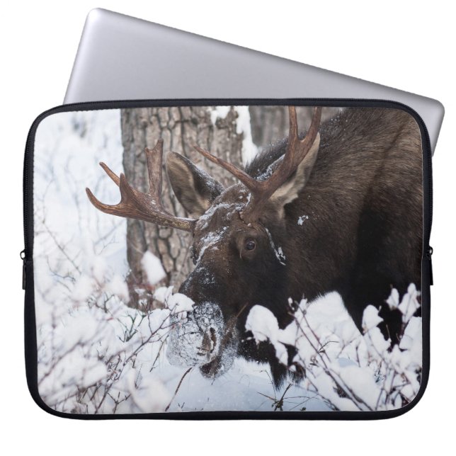 Chilly Moose Laptop Sleeve (Front)