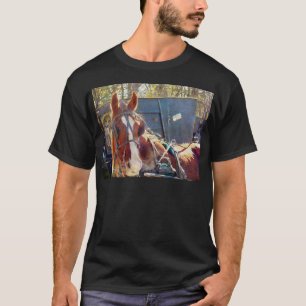 Chilly Morning Amish Horse T-Shirt