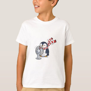 Chilly Penguin Cool Breeze Breeze Kids T-Shirt