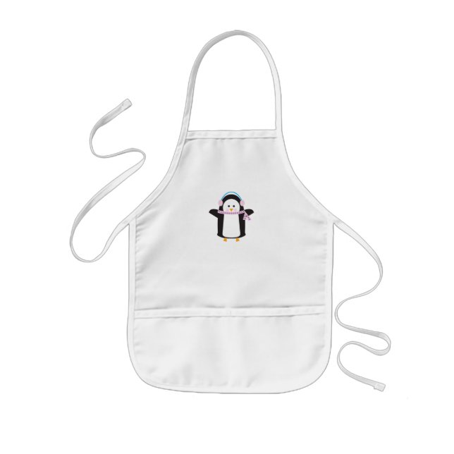 Chilly Penguin Kids Apron (Front)
