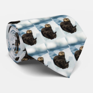Chilly Sea Otter Tie
