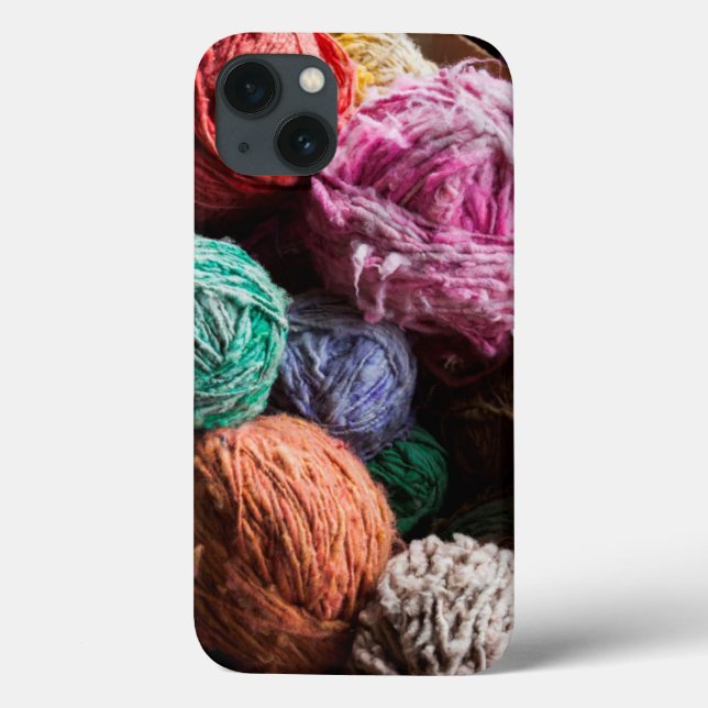 Chiloe wool yarn dyed with natural dyes Case-Mate iPhone case (Back)