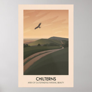 Chilterns AONB Travel Poster