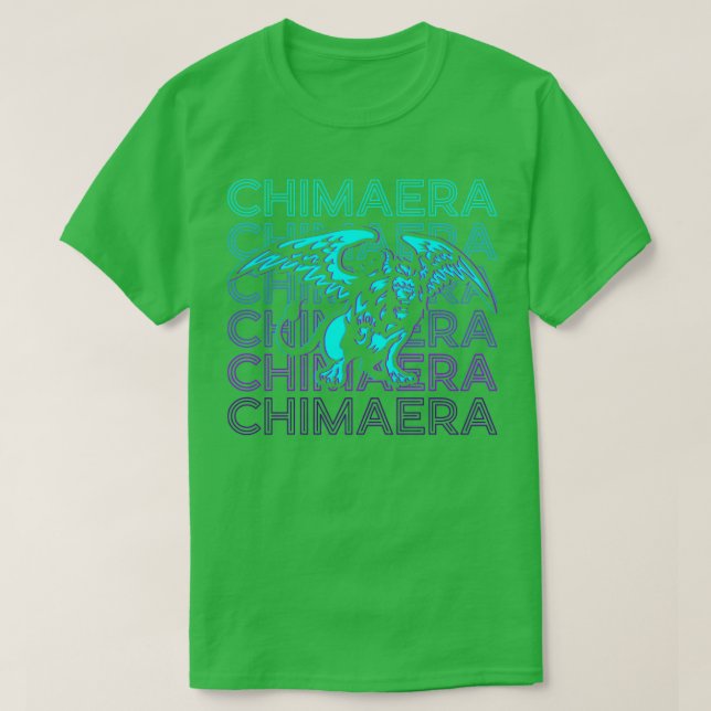 Chimaera Ancient Greek Mythology Retro Gift T-Shirt (Design Front)
