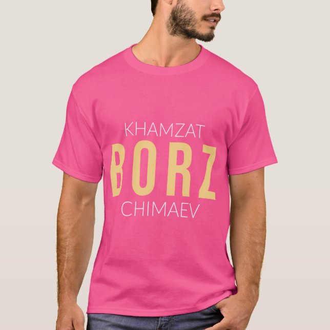 Chimaev - Khamzat Chimaev And Khamzat Chimaev Mma T-Shirt (Front)