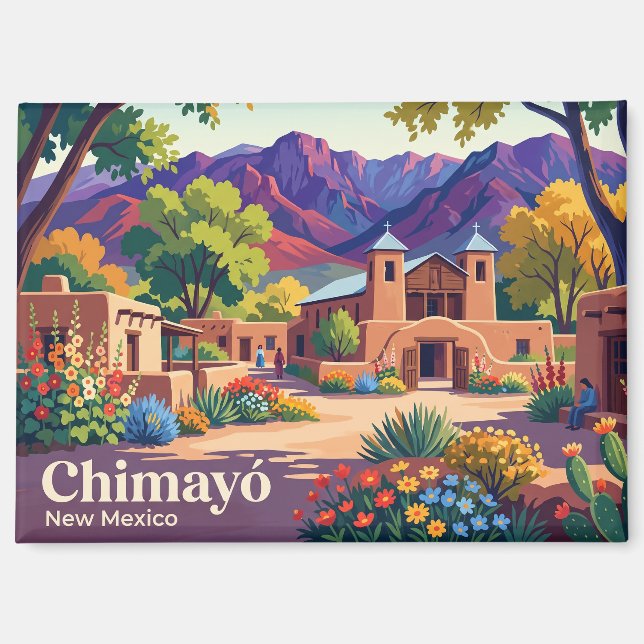 Chimayó, New Mexico USA Magnet (Front)