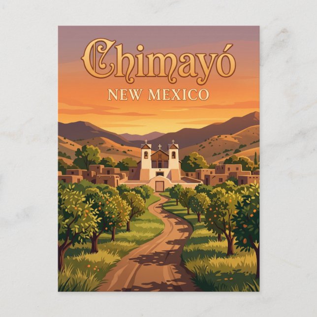 Chimayó USA Postcard (Front)