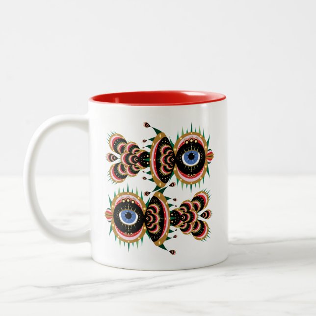 Chimera - Fish Bird Mug (Left)