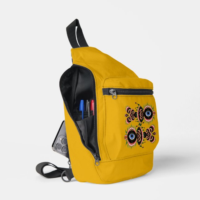 Chimera - Fish Bird Sling Bag (Open)