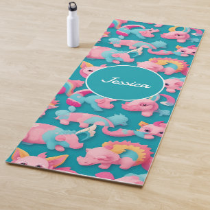 Chimera Pastel Colourful Personalised Pattern Yoga Mat