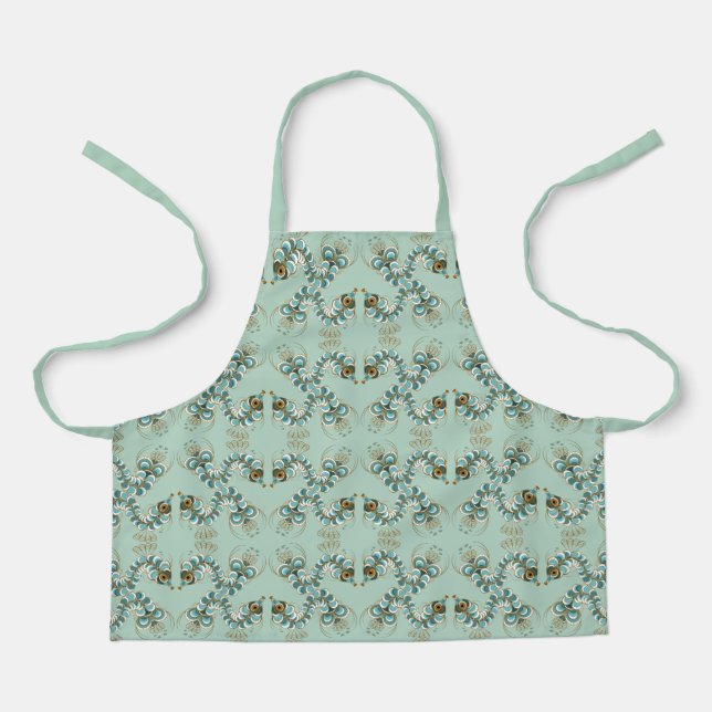 Chimera - Peacock Seahorse Small Apron (Front)