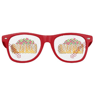 Chimichanga Tex Mex Southwestern Food Burrito Retro Sunglasses