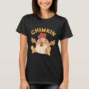 Chimkin Fat Derpy Chicken Meme   T-Shirt